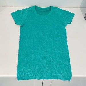 LULULEMON ATHLETICA Teal Swiftly Short Sleeve